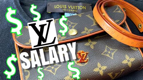 louis vuitton worker salary|louis vuitton hourly pay.